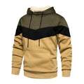Sammy Jackson Authentic Patchwork Hoodie Featuring Warm Fleece