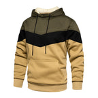 Sammy Jackson Authentic Patchwork Hoodie Featuring Warm Fleece
