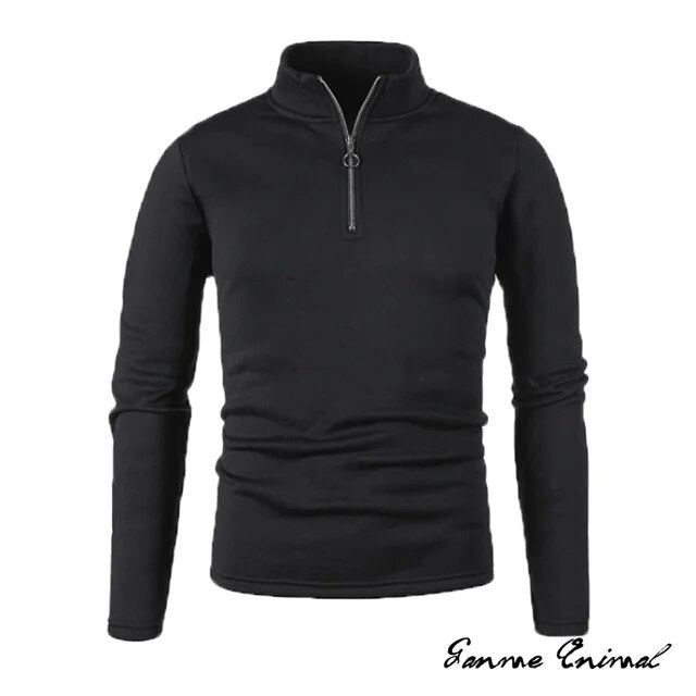 Sammy Jackson Quarter Zip Sweatshirt Thick Warm Fleece Pullover