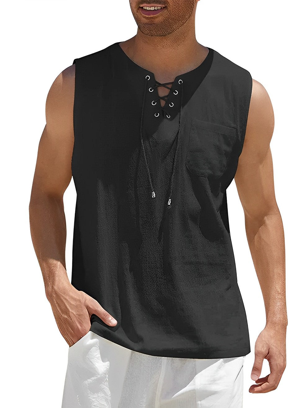 Sammy Jackson Derek Tank Top Men Breathable Lightweight Summer Tee