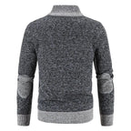 Sammy Jackson Zip Front Knit Vest High Neck Casual Warm Layer