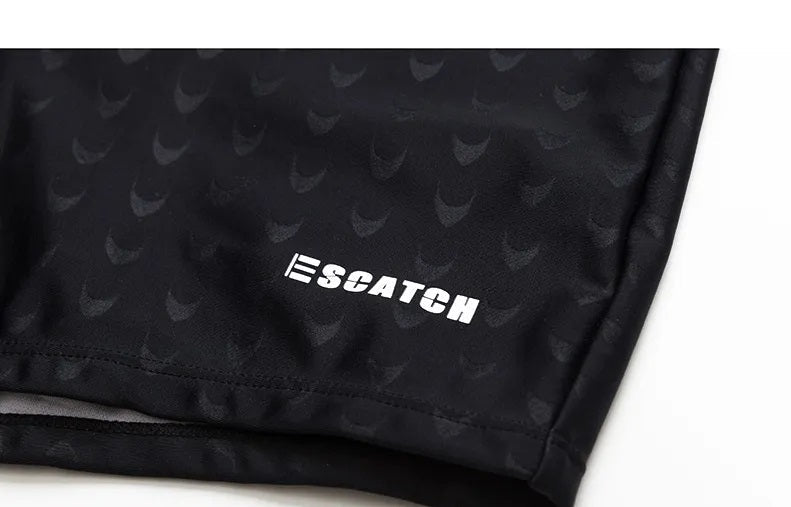 Sammy Jackson Jesse Men's Swim Shorts Quilted Support Black