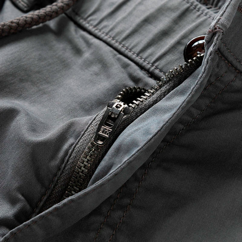 Sammy Jackson Cotton Cargo Shorts Koenraad Classic Fit Multi Pocket