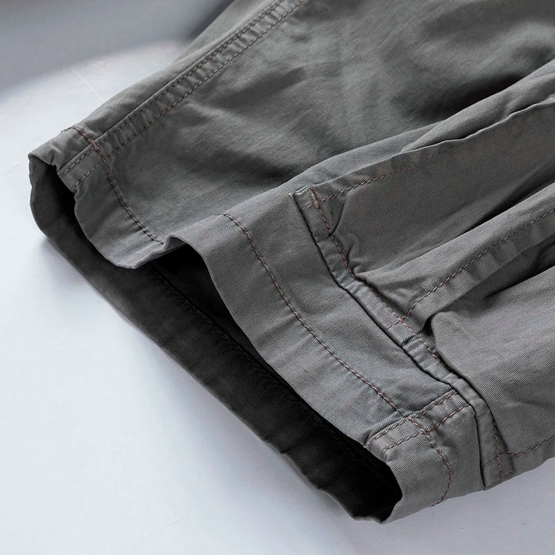Sammy Jackson Cotton Cargo Shorts Koenraad Classic Fit Multi Pocket