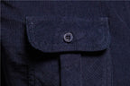 Sammy Jackson Classic Casual Corduroy Pure Cotton Button Shirt