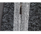 Sammy Jackson Zip Front Knit Vest High Neck Casual Warm Layer