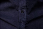 Sammy Jackson Classic Casual Corduroy Pure Cotton Button Shirt