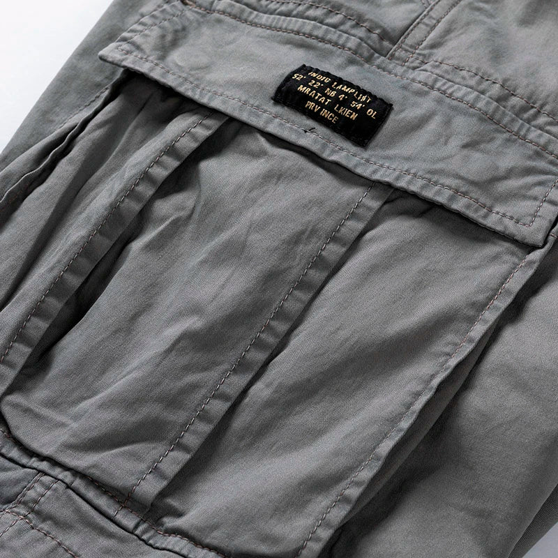 Sammy Jackson Cotton Cargo Shorts Koenraad Classic Fit Multi Pocket