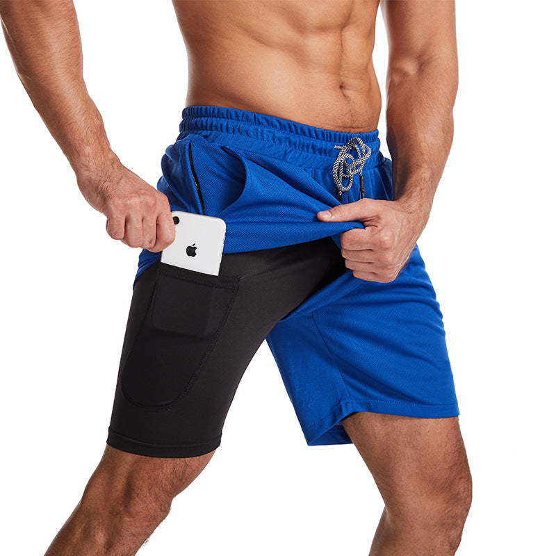 Sammy Jackson Dylan Men Quick Dry Compression Swim Trunks With Zip Pockets