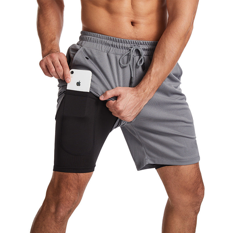 Sammy Jackson Dylan Men Quick Dry Compression Swim Trunks With Zip Pockets