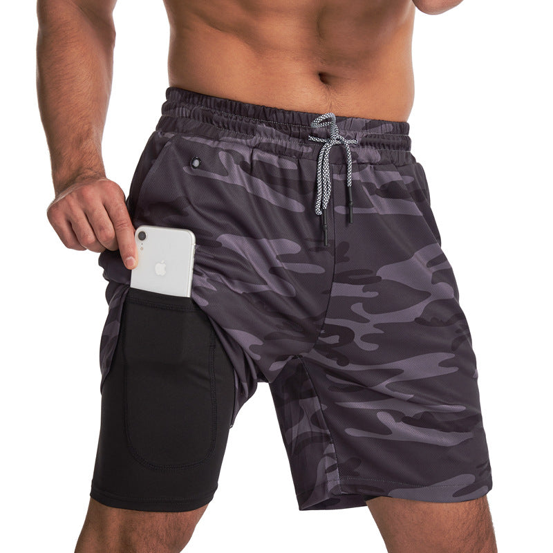 Sammy Jackson Dylan Men Quick Dry Compression Swim Trunks With Zip Pockets