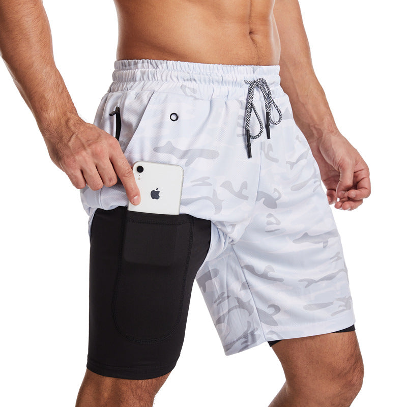 Sammy Jackson Dylan Men Quick Dry Compression Swim Trunks With Zip Pockets