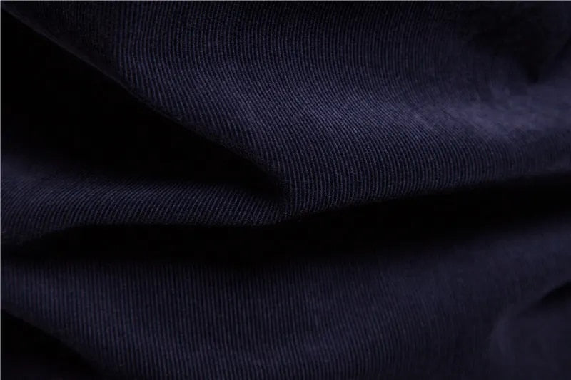 Sammy Jackson Classic Casual Corduroy Pure Cotton Button Shirt