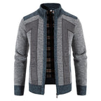 Sammy Jackson Zip Front Knit Vest High Neck Casual Warm Layer
