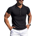 Sammy Jackson Gert Men's Short Sleeve Striped Navy Polo Shirt
