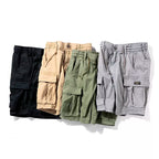 Sammy Jackson Cotton Cargo Shorts Koenraad Classic Fit Multi Pocket