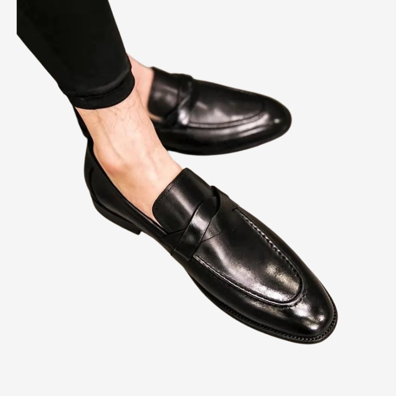 Sartorian Men's Genuine Leather Penny Loafer Slip On Dress Shoe