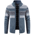Sammy Jackson Mens Thick Knit Stand Collar Vest For Fall Winter