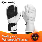 Sammy Jackson Thermal Ski Mittens Windproof Water Resistant Gloves