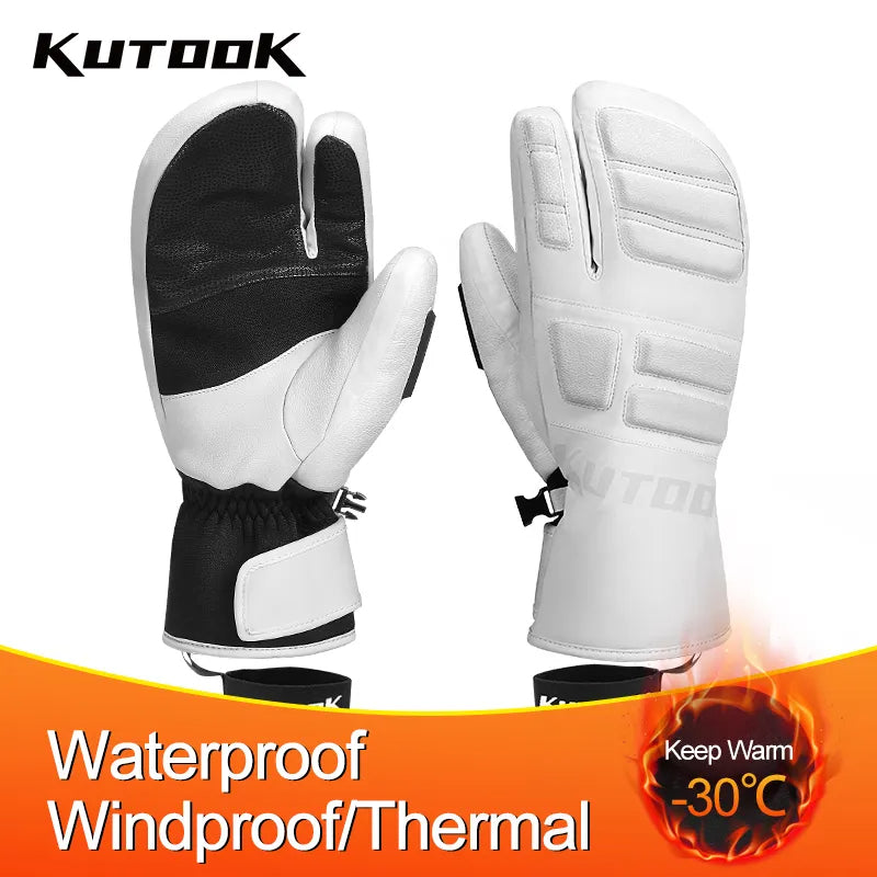 Sammy Jackson Thermal Ski Mittens Windproof Water Resistant Gloves