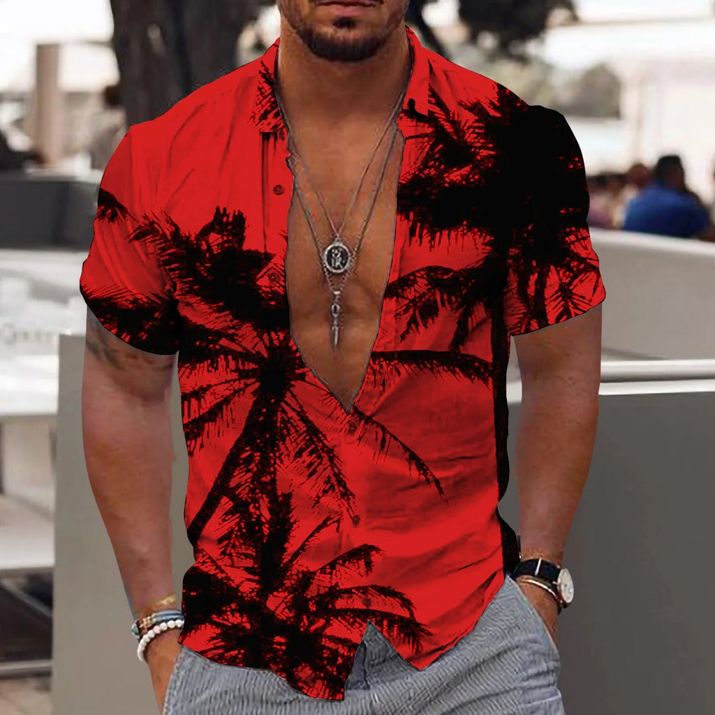Sammy Jackson Ray Oversized Casual Floral Print T-Shirt