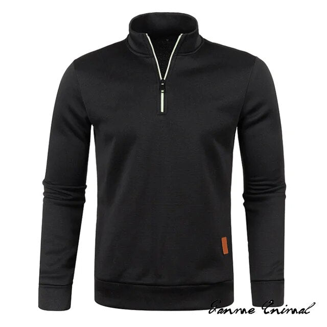 Sammy Jackson Quarter Zip Sweatshirt Thick Warm Fleece Pullover