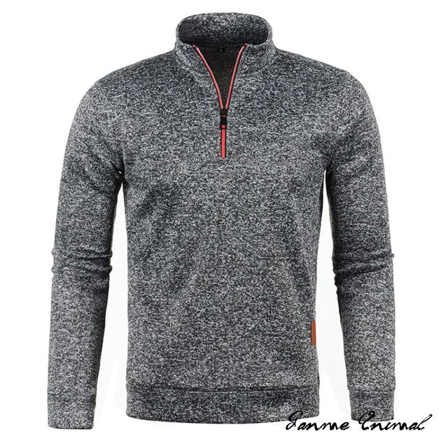 Sammy Jackson Quarter Zip Sweatshirt Thick Warm Fleece Pullover