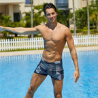 Sammy Jackson Jesse Men's Swim Shorts Quilted Support Black
