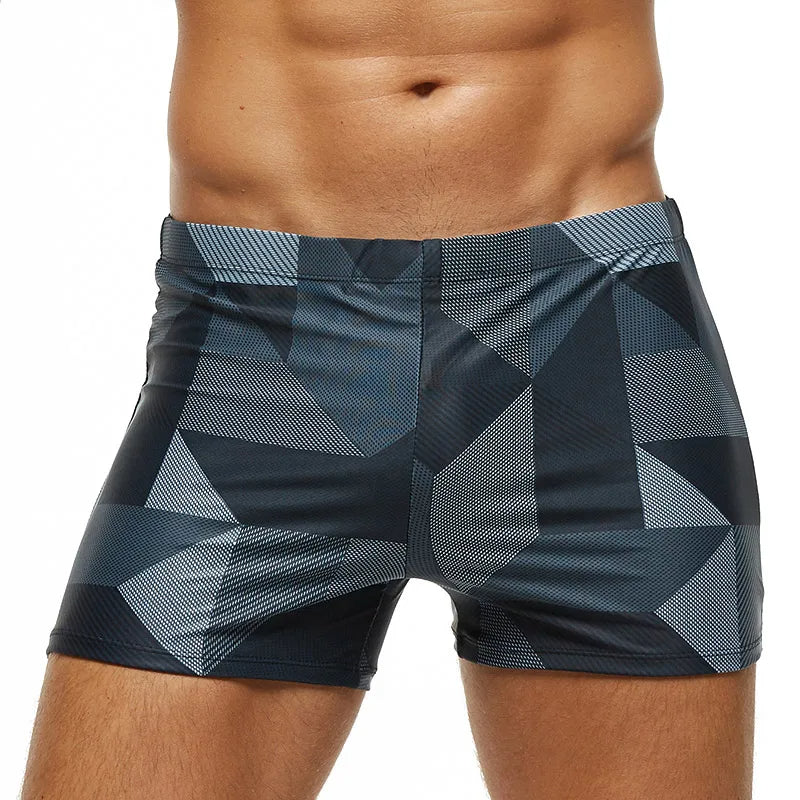 Sammy Jackson Jesse Men's Swim Shorts Quilted Support Black