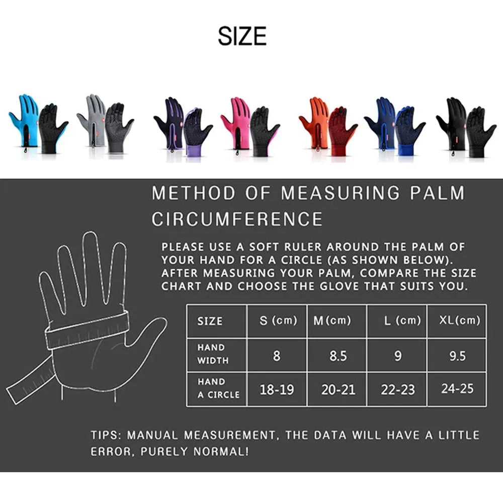 Sammy Jackson Touchscreen Winter Gloves For Outdoor Activities