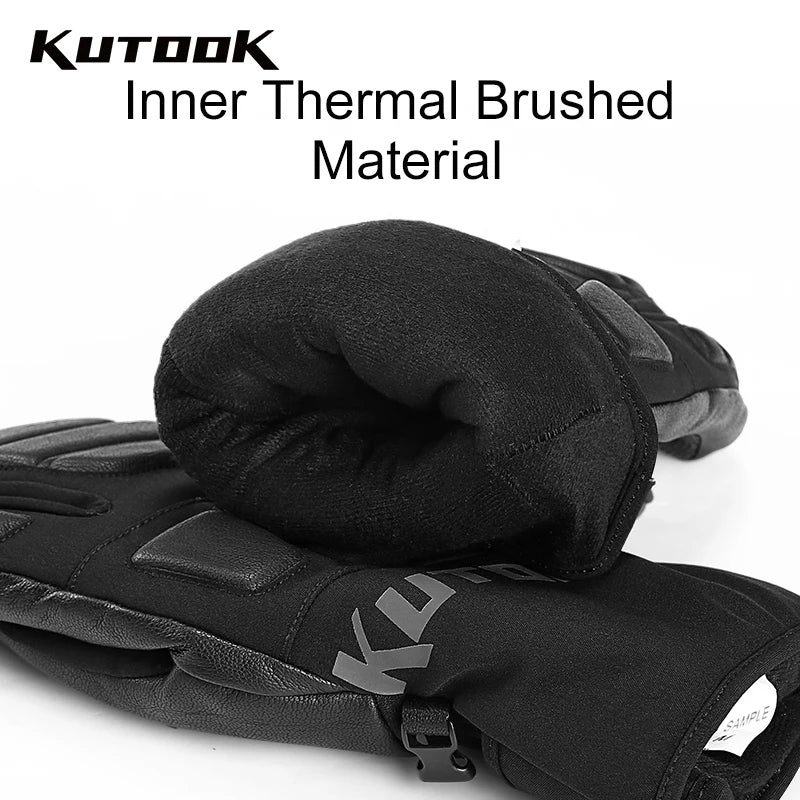 Sammy Jackson Thermal Ski Mittens Windproof Water Resistant Gloves