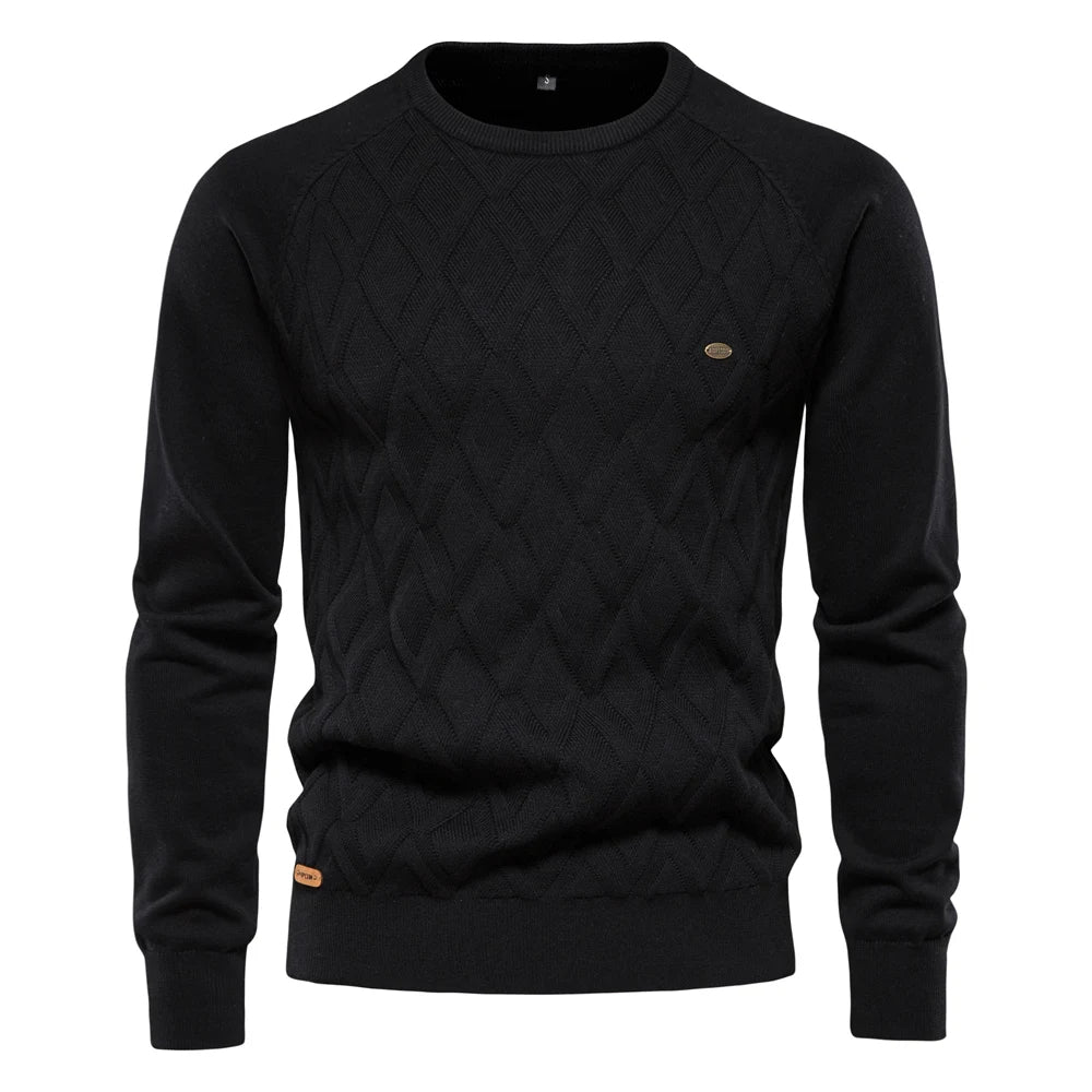 Sammy Jackson Bart Chill Heavyweight Knit Crewneck Winter Sweater