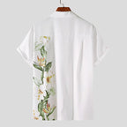 Sammy Jackson Andre Floral Print Short Sleeve Casual Summer Shirt