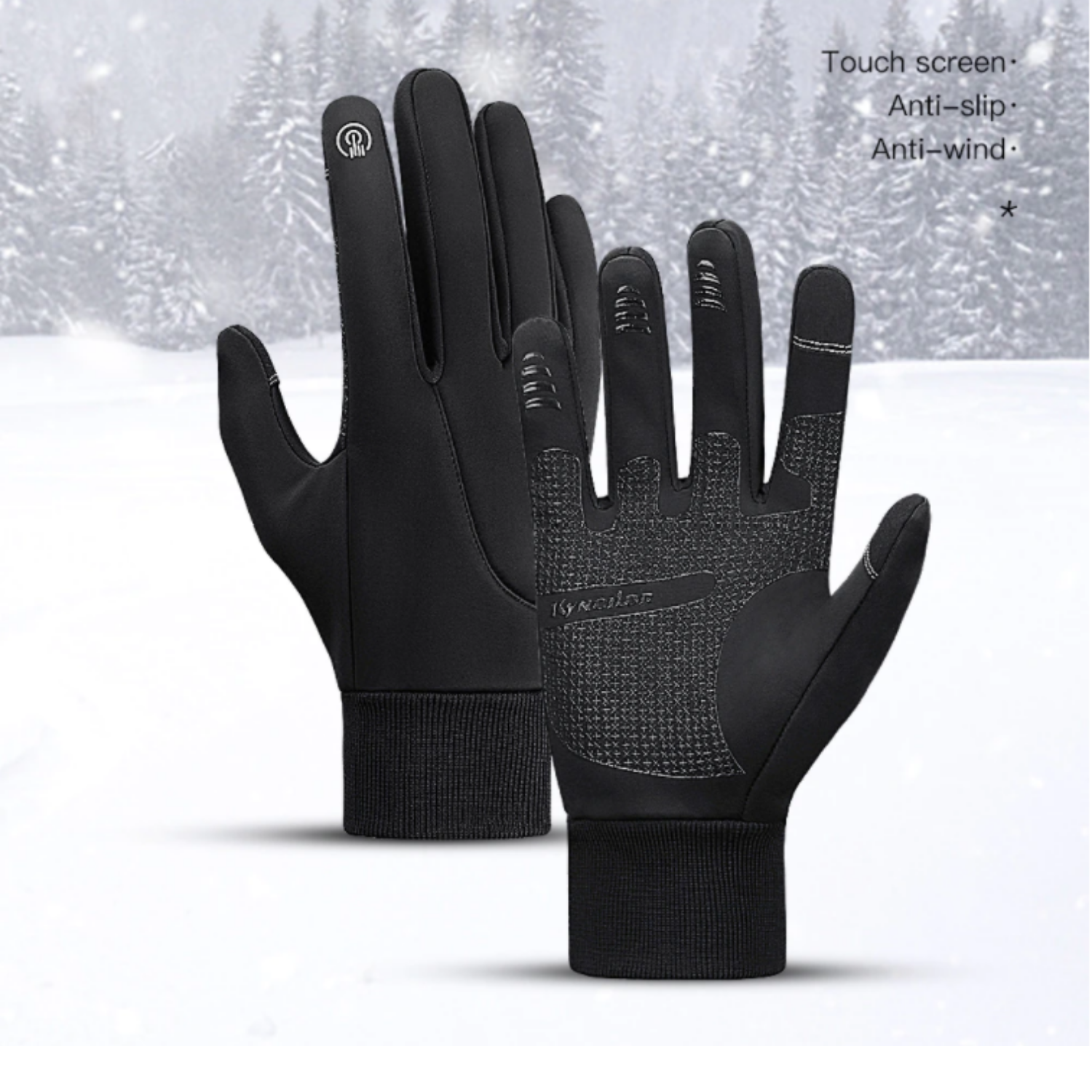 Sammy Jackson Touch PRO Water Resistant Touchscreen Winter Gloves