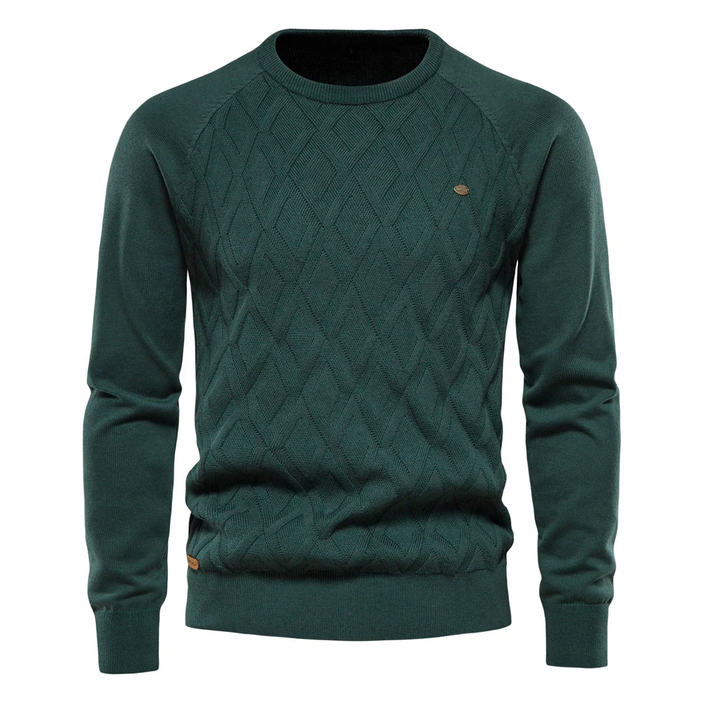Sammy Jackson Bart Chill Heavyweight Knit Crewneck Winter Sweater