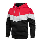 Sammy Jackson Authentic Patchwork Hoodie Featuring Warm Fleece