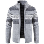 Sammy Jackson Mens Thick Knit Stand Collar Vest For Fall Winter