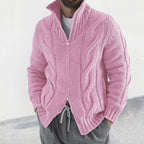 Sammy Jackson Sven Knitted Vest With Full Zip High Neck Collar