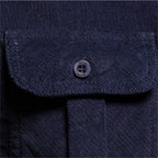 Sammy Jackson Classic Casual Corduroy Pure Cotton Button Shirt