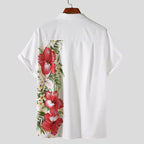 Sammy Jackson Andre Floral Print Short Sleeve Casual Summer Shirt