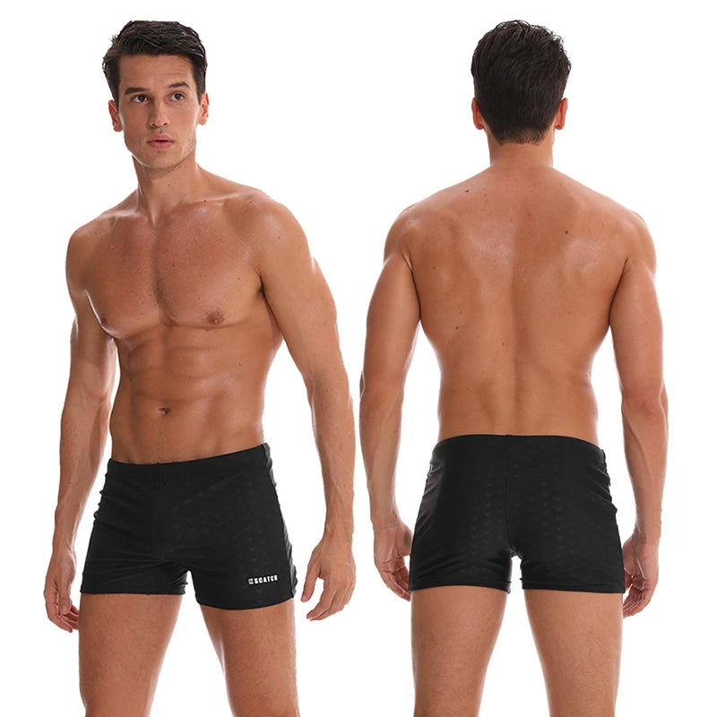 Sammy Jackson Jesse Men's Swim Shorts Quilted Support Black