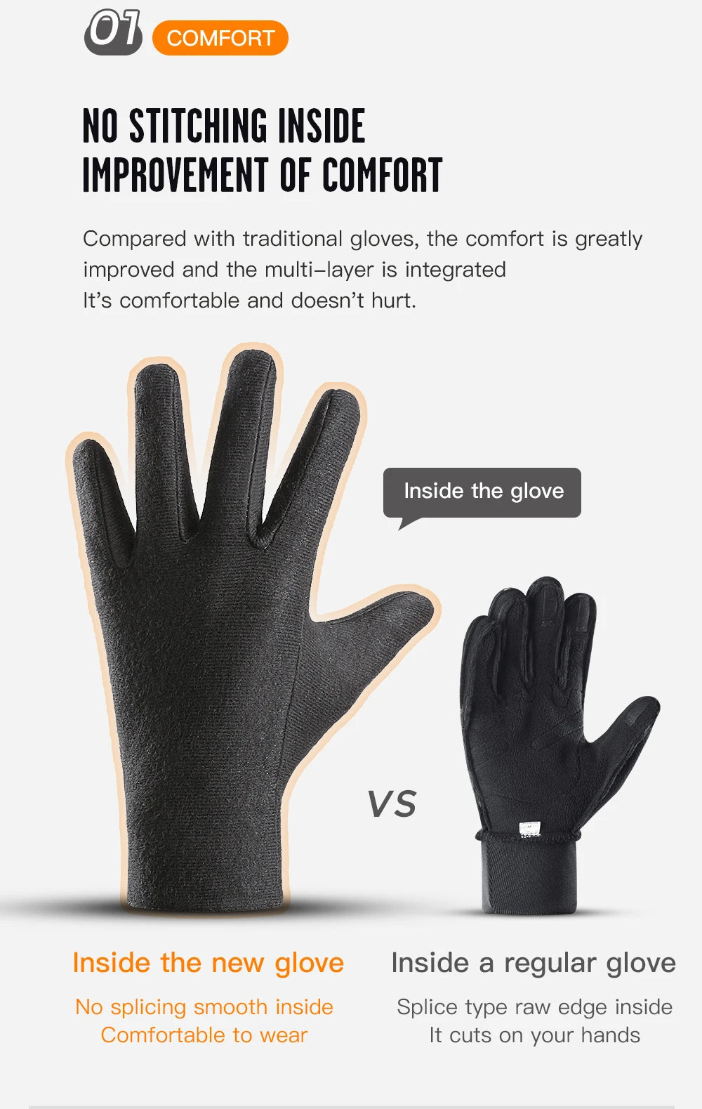 Sammy Jackson TechRunner Windproof Touchscreen Running Gloves