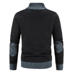 Sammy Jackson Zip Front Knit Vest High Neck Casual Warm Layer
