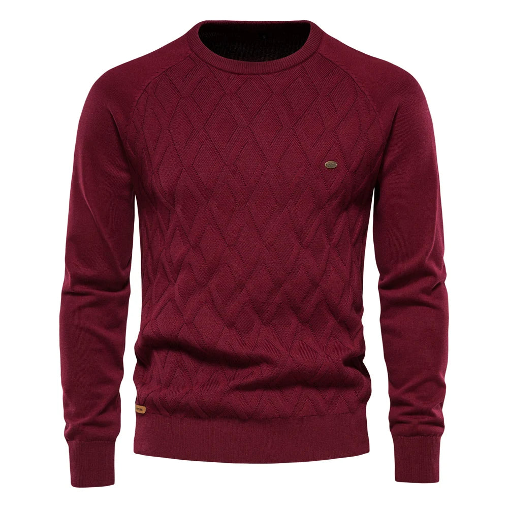 Sammy Jackson Bart Chill Heavyweight Knit Crewneck Winter Sweater