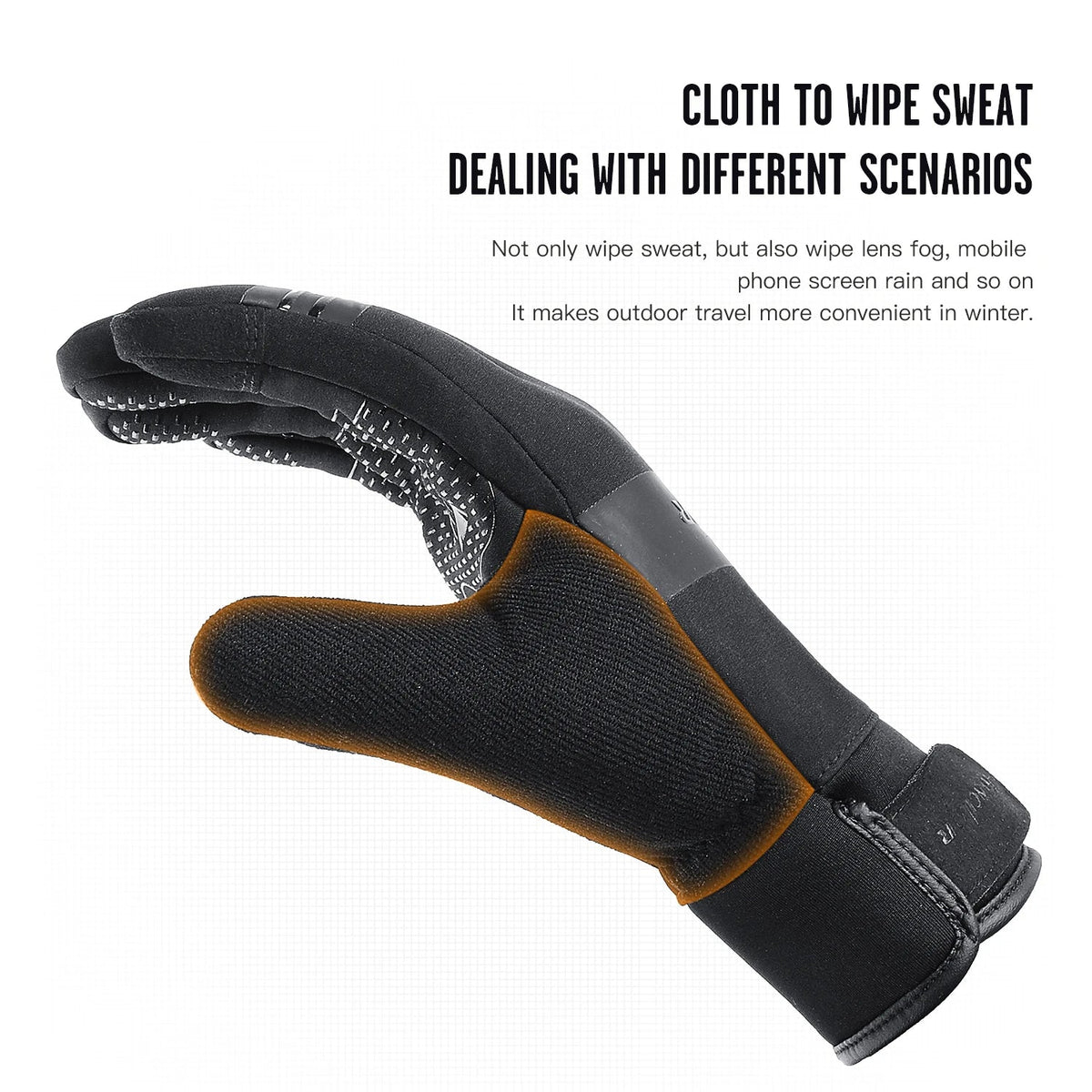 Sammy Jackson TechRunner Windproof Touchscreen Running Gloves