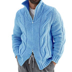 Sammy Jackson Sven Knitted Vest With Full Zip High Neck Collar