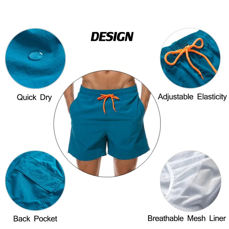 Sammy Jackson Alexander Men's Lightweight Casual Swim Shorts