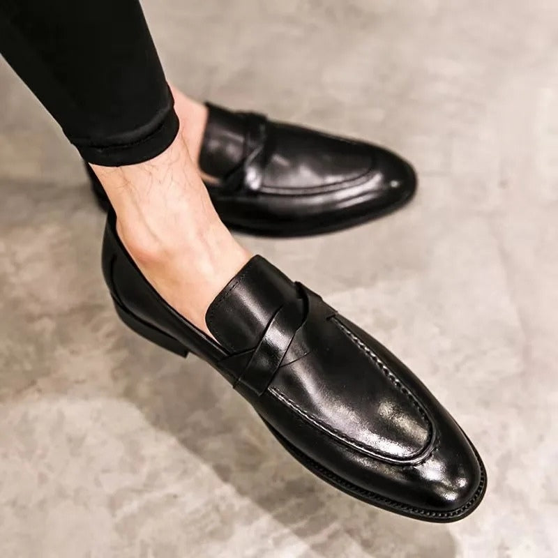 Sartorian Men's Genuine Leather Penny Loafer Slip On Dress Shoe