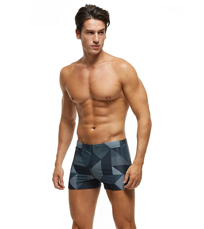 Sammy Jackson Jesse Men's Swim Shorts Quilted Support Black