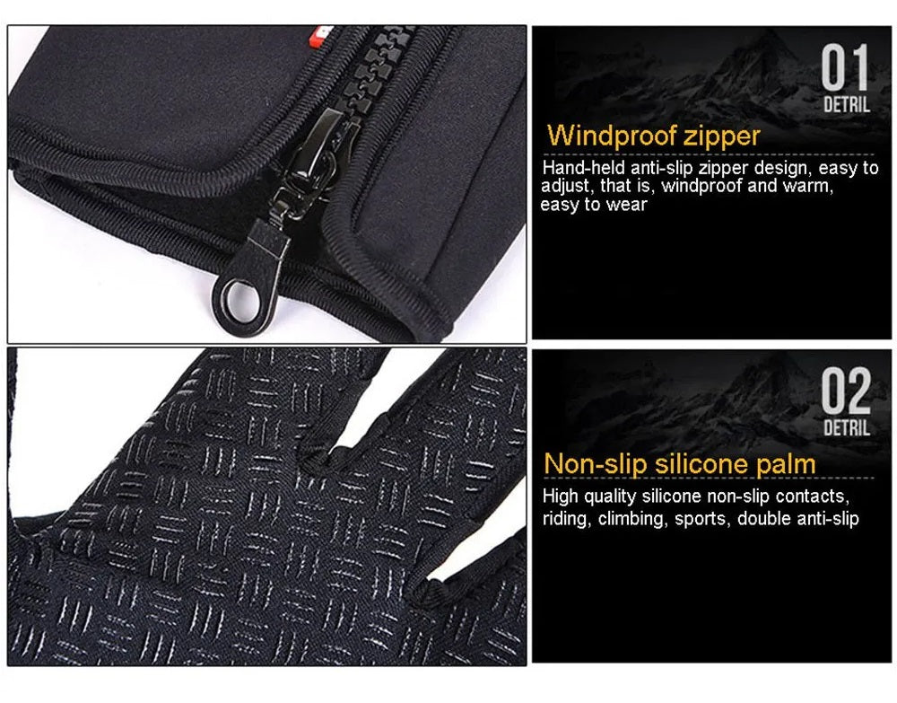 Sammy Jackson Touchscreen Winter Gloves For Outdoor Activities